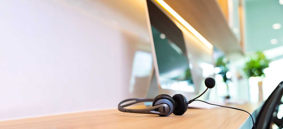 customer service desk